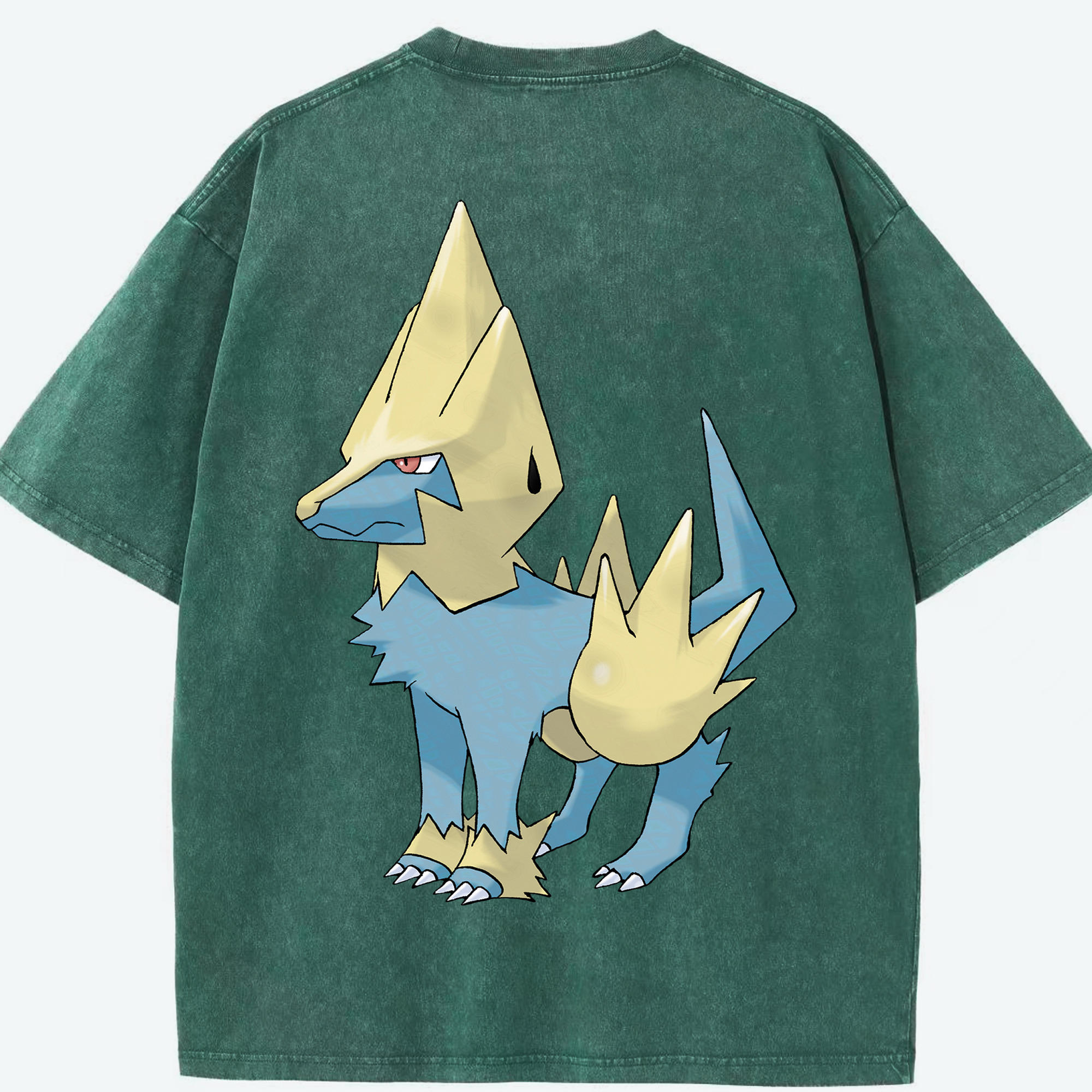 （画像用） ポケットモンスター Pokémon 綿100% ヴィンテージ風 半袖Tシャツ（背面プリント）